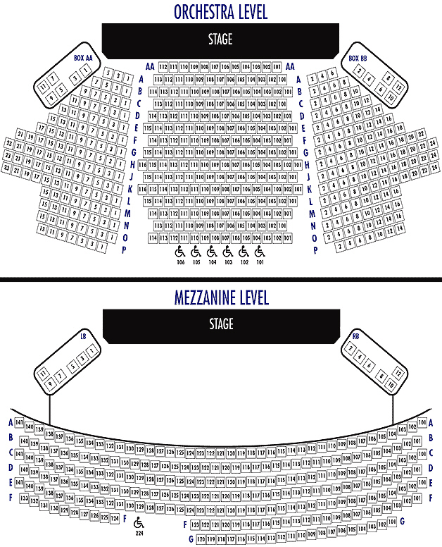 Roundabout Theatre Seating Chart