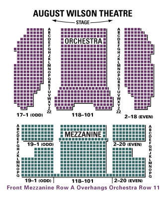 National Theater Seating Chart