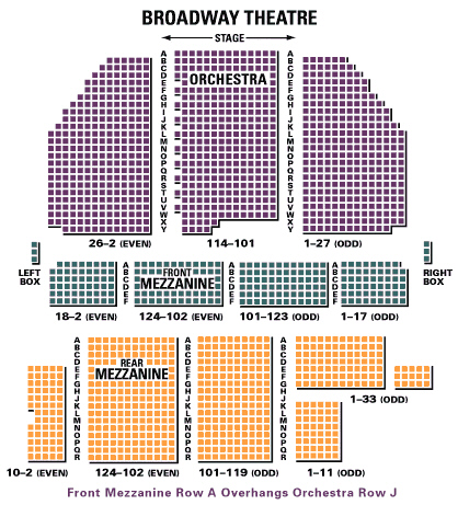 King Kong Broadway Theatre Seating Chart