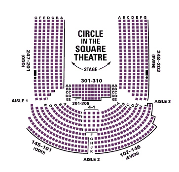 Once On This Island Broadway Seating Chart