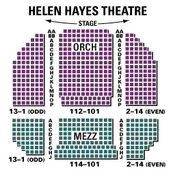 Hayes Theater Seating Chart