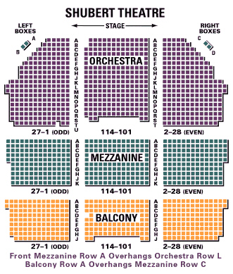 Seating Chart Axelrod Theater