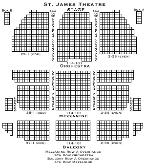 St James Theatre Ny Seating Chart