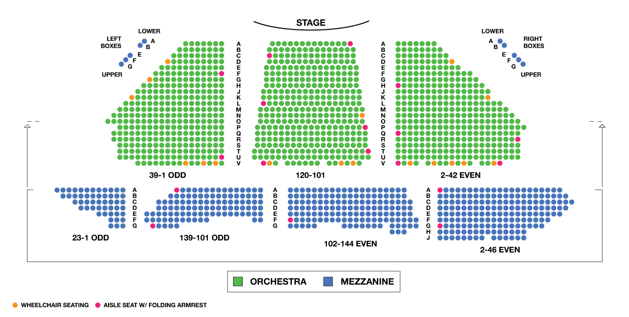 William Kerr Theatre Seating Chart